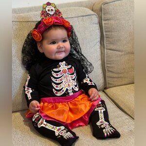 Baby Dia de Muertos Halloween Costume